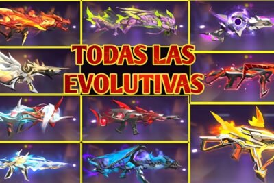 Skins Evolutivas Gratis en Free Fire